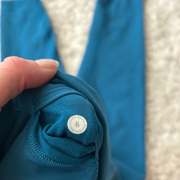 Lululemon Wunder Train HR Leggings 25” in Storm Teal Size 6 - Picture 7 of 7